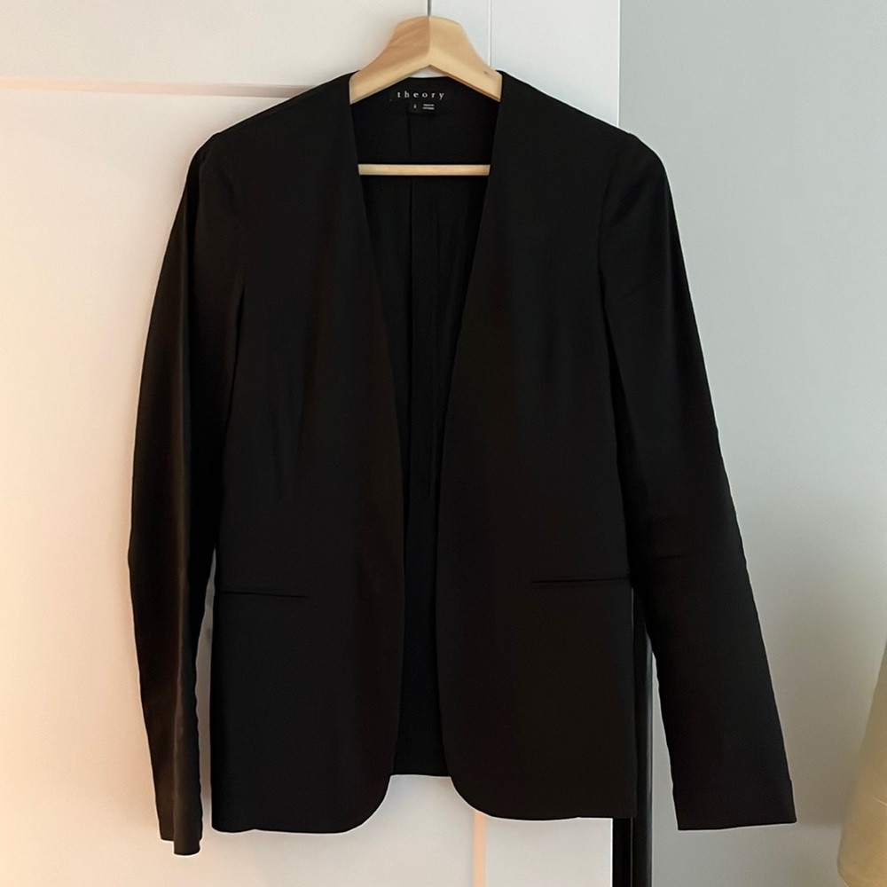 Theory Linen Blazer (size 2)